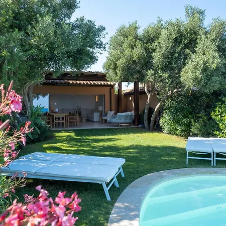فيلة Cala Granu Con Piscina Privata E Vista Mare بورتو كيرفو